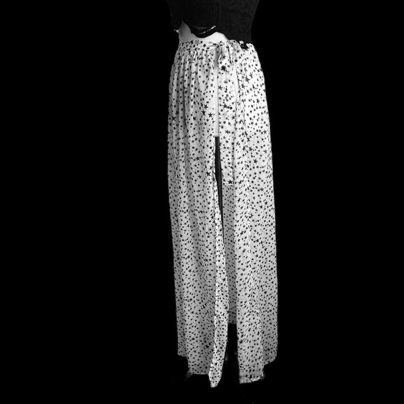 Nasty Gal Halloween Moon and Stars Skirt Topper Sarong Apron Size XS/SM - Picture 7 of 16